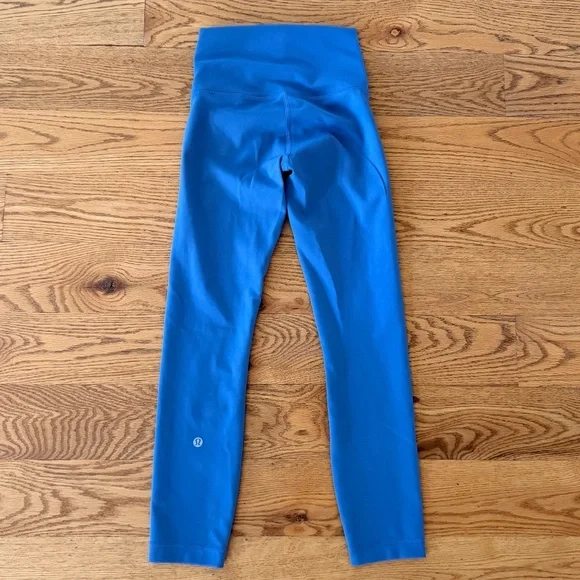Lululemon Wunder Train High-Rise Crop 23" in Oasis Blue (Size 2) - Picture 9 of 9